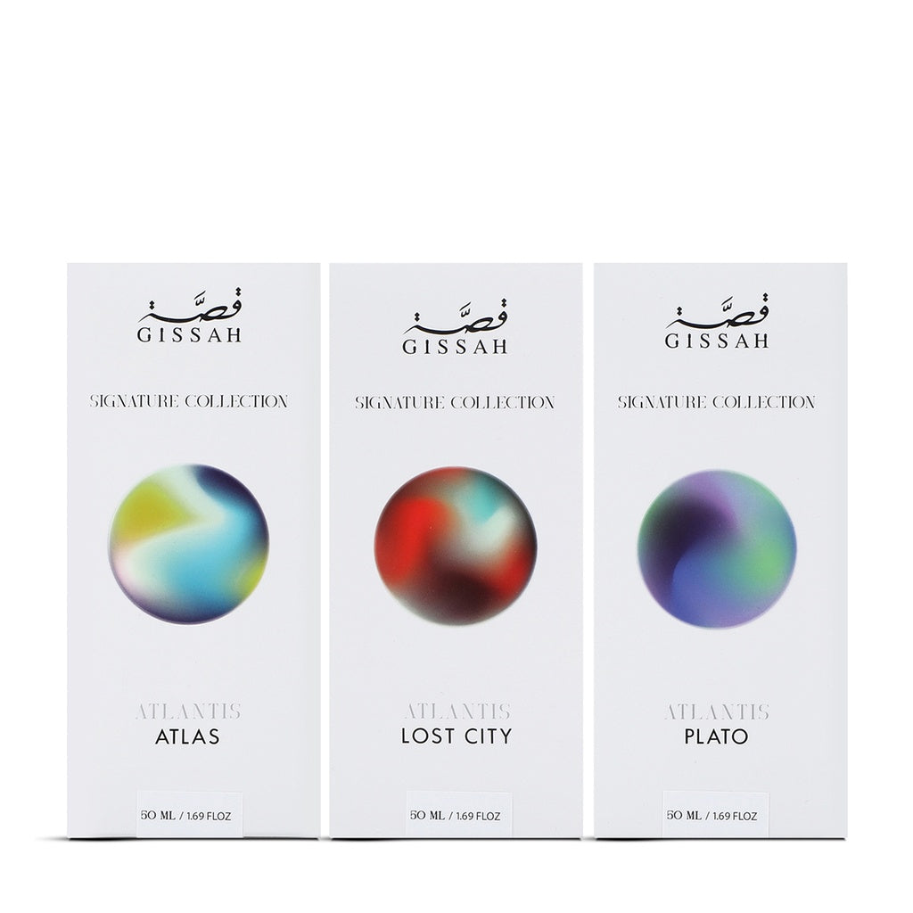 Gissah Atlantis Perfume Set - 3 x 50ml Perfumes