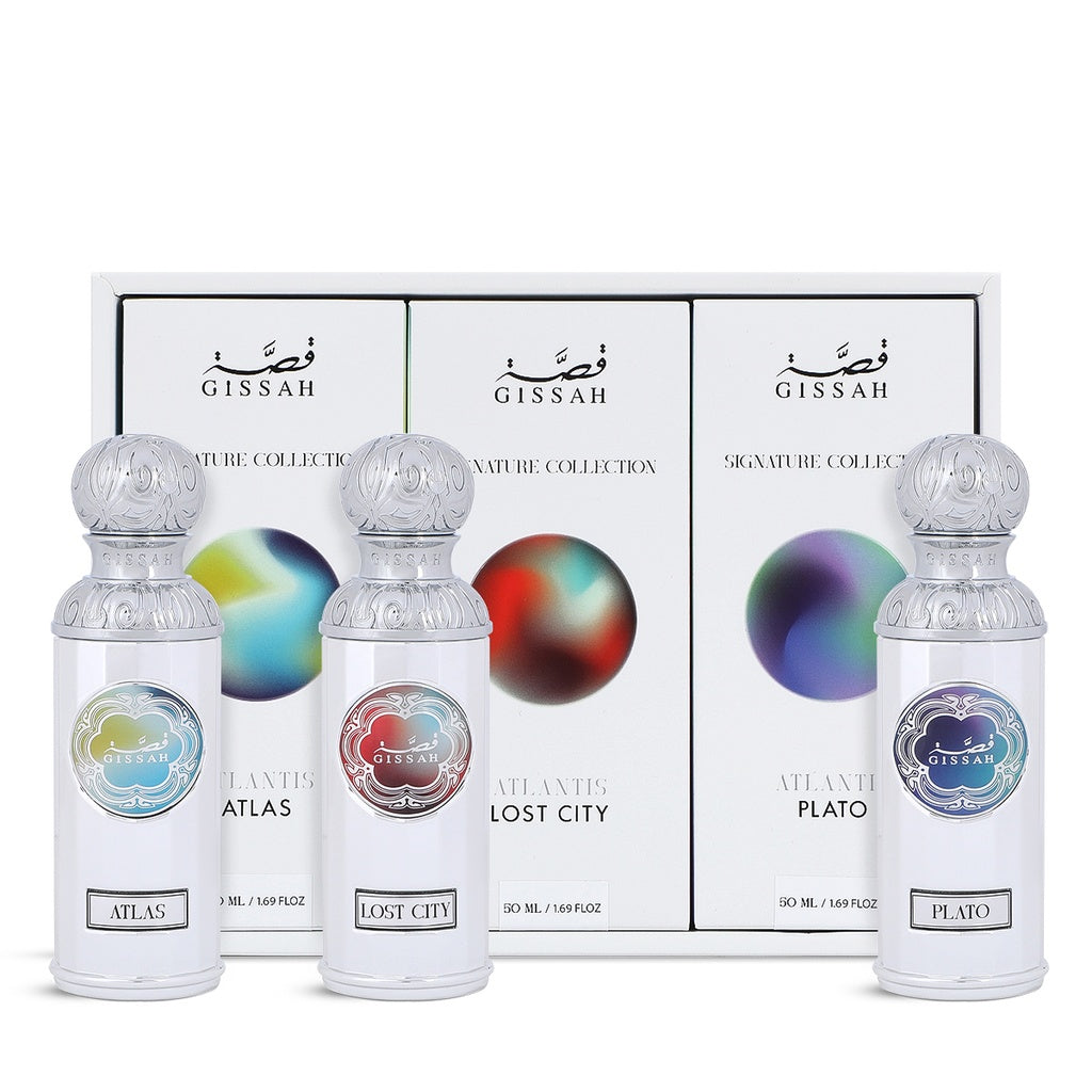 Gissah Atlantis Perfume Set - 3 x 50ml Perfumes